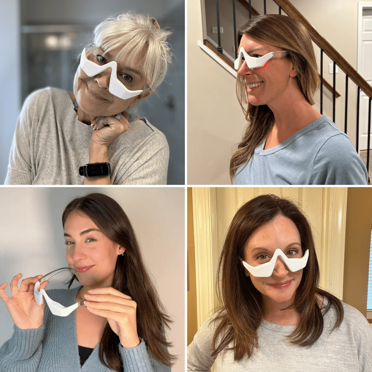 2-in-1 Red Light Therapy + EMS To Erase Eye Bags