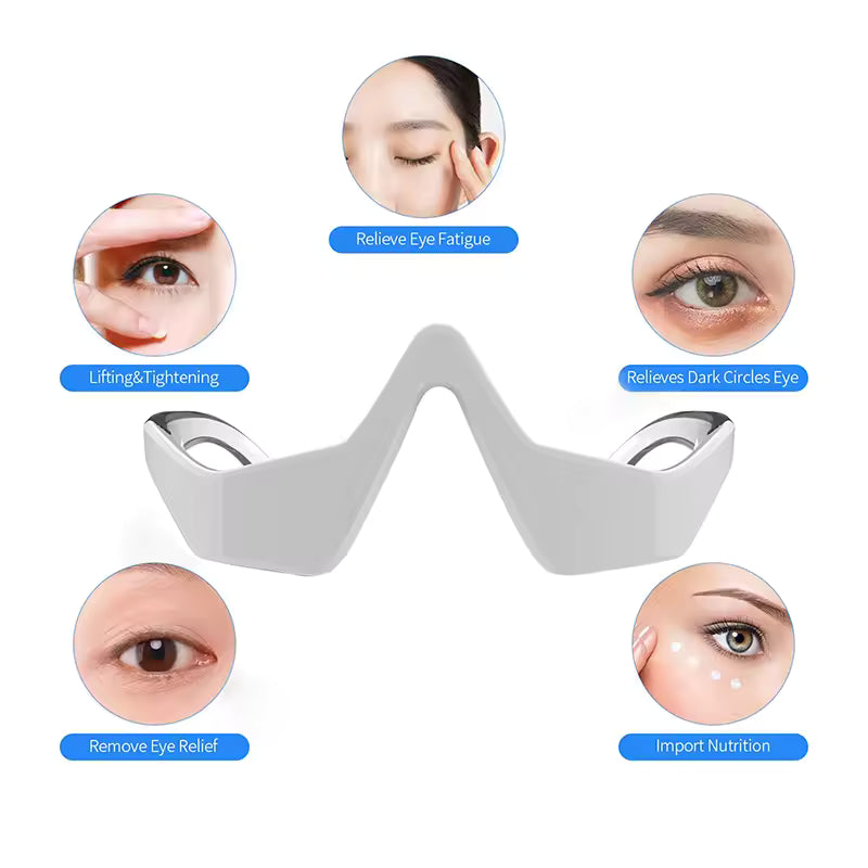 2-in-1 Red Light Therapy + EMS To Erase Eye Bags