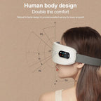 Smart Eye Massager  Vibration Heat Airbag Relieve Eye Fatigue Strain Bluetooth