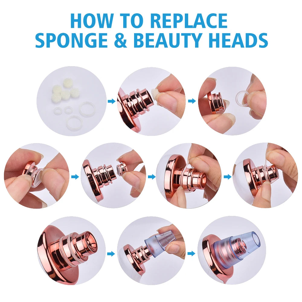 Facial Blackhead Remover Electric Acne Cleaner Blackhead Black Point Vacuum Cleaner Tool Black Spots Pore Cleaner Machine