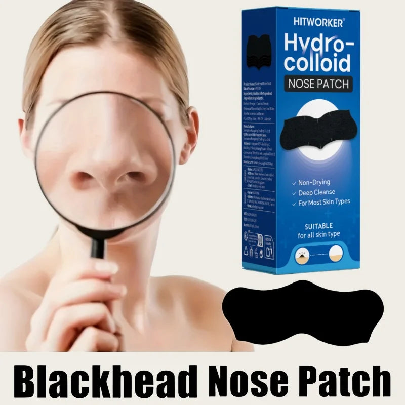 10/30/50-Piece Pore Cleansing Nose Strips | Alcohol-Free Formula, Deep Cleansing, Suitable for All Light Beige Skin Tones - Leav