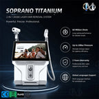 5000W FAC Diode Laser Hair Removal Machine 5 Wavelength Painless Permanent Portable Salon Beauty Salon Permanent tattoo removal